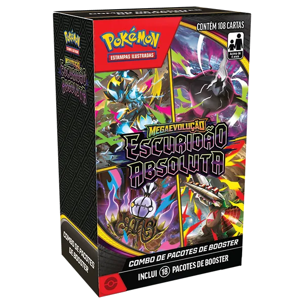 Combo de Boosters Megaevolução: Escuridão Absoluta (ME05)