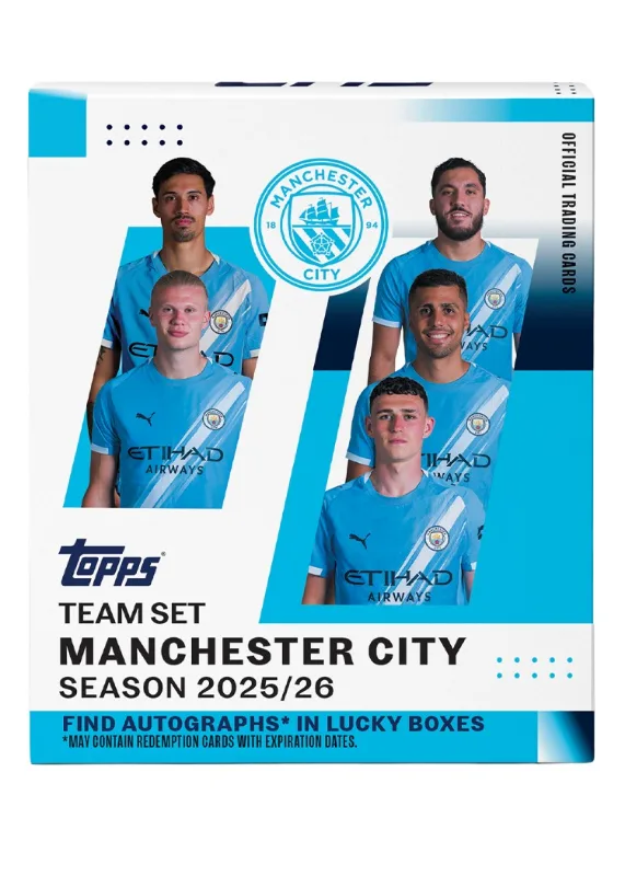 Topps Soccer 25/26 — Manchester City Team Set